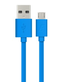 Energizer Cablu MicroUSB Plat albastru 1,2m
