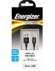 Cablu date Energizer microUSB metalic negru
