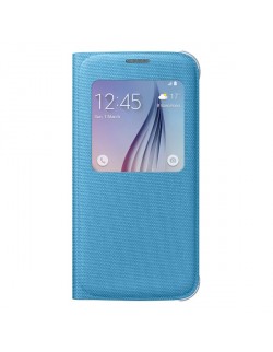 Husa S-view Samsung Galaxy S6 Albastru