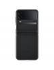 Accesoriu Samsung Carcasa Galaxy Flip4 Flap Piele Neagra