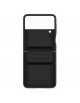Accesoriu Samsung Carcasa Galaxy Flip4 Flap Piele Neagra