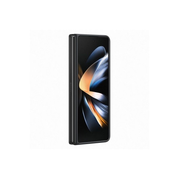 Accesoriu Samsung Carcasa Galaxy Fold4 Piele Neagra